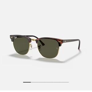 Ray-Ban Black and Gold Sunglasses